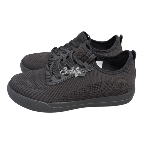 Vessi Weekend Mens 7 Womens 8 Space Black Waterproof Dyma-Tex Knit Sneaker - Picture 3 of 13